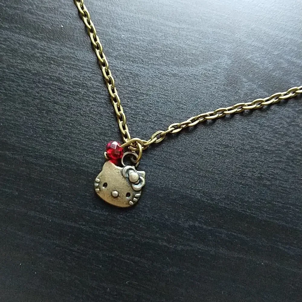 Anklet, Hello Kitty Brass 10